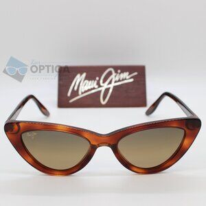NEW Maui Jim LYCHEE Women Cat-Eye Polarized Sunglasses Tortoise Frame HS891-10